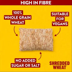 Nestlé Shredded Wheat Original Cereal 16 Biscuits 360g (Case of 5)  Adomoo