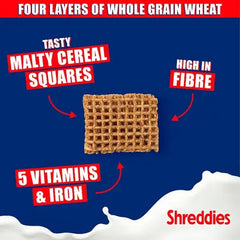 Nestlé Shreddies Original Cereal 460g (Case of 6)  Adomoo