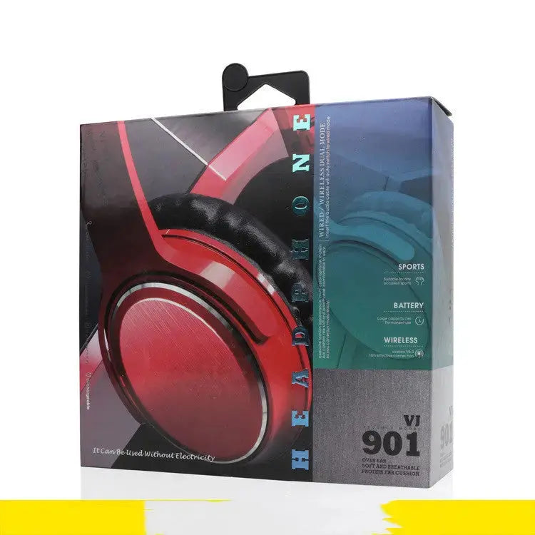 New VJ901 Bluetooth 5.0 Wireless Headphones HIFI Headset Sport  Adomoo
