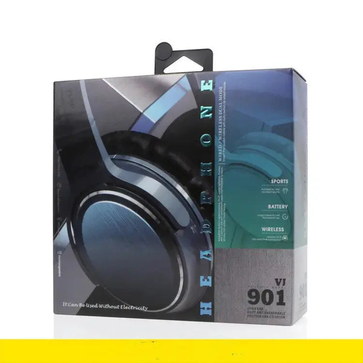 New VJ901 Bluetooth 5.0 Wireless Headphones HIFI Headset Sport  Adomoo