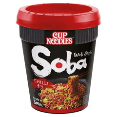 Nissin Soba Chilli Instant Wok Style Noodles Pot 92g (Case of 8)  Adomoo