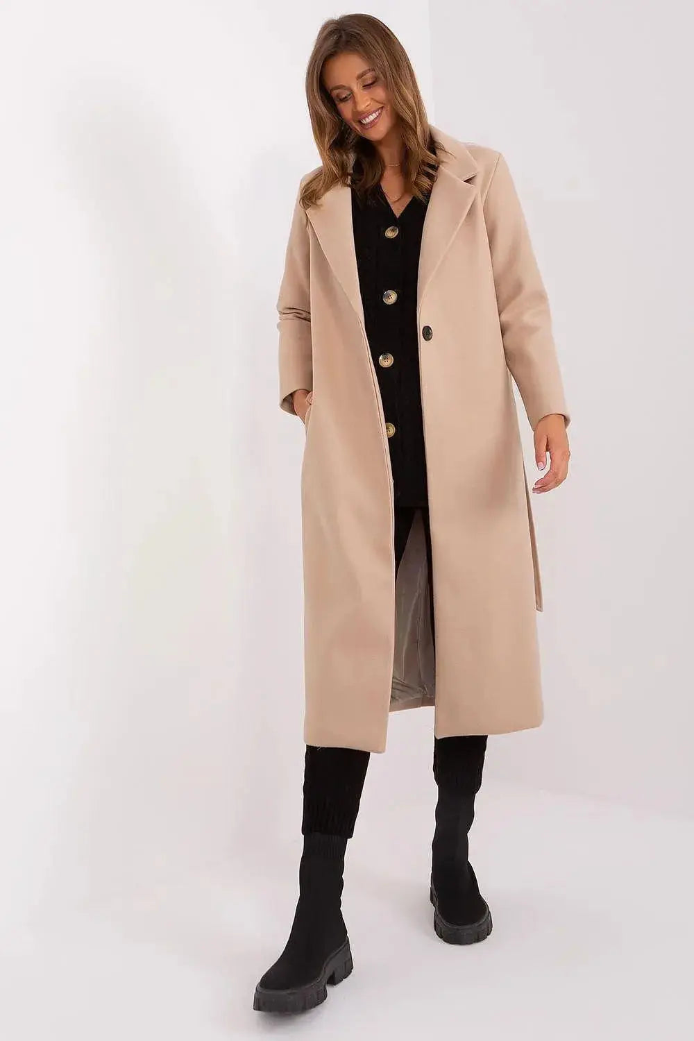 Och Bella long transitional coat  Adomoo