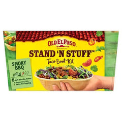 Old El Paso Stand 'N Stuff Smoky BBQ Taco Boat Kit 350g (Case of 4)  Adomoo