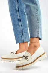 PRIMO elegance white shade low shoes  Adomoo