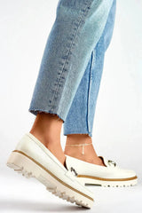 PRIMO elegance white shade low shoes  Adomoo