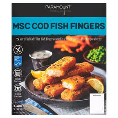 Paramount MSC Cod Fish Fingers 2 x 1.2kg (2.4g)  Adomoo