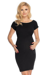 PeeKaBoo classic cut long sleeves maternity dress  Adomoo