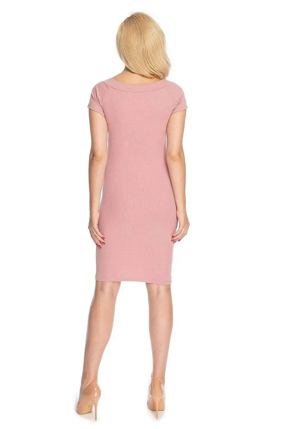 PeeKaBoo classic cut long sleeves maternity dress  Adomoo