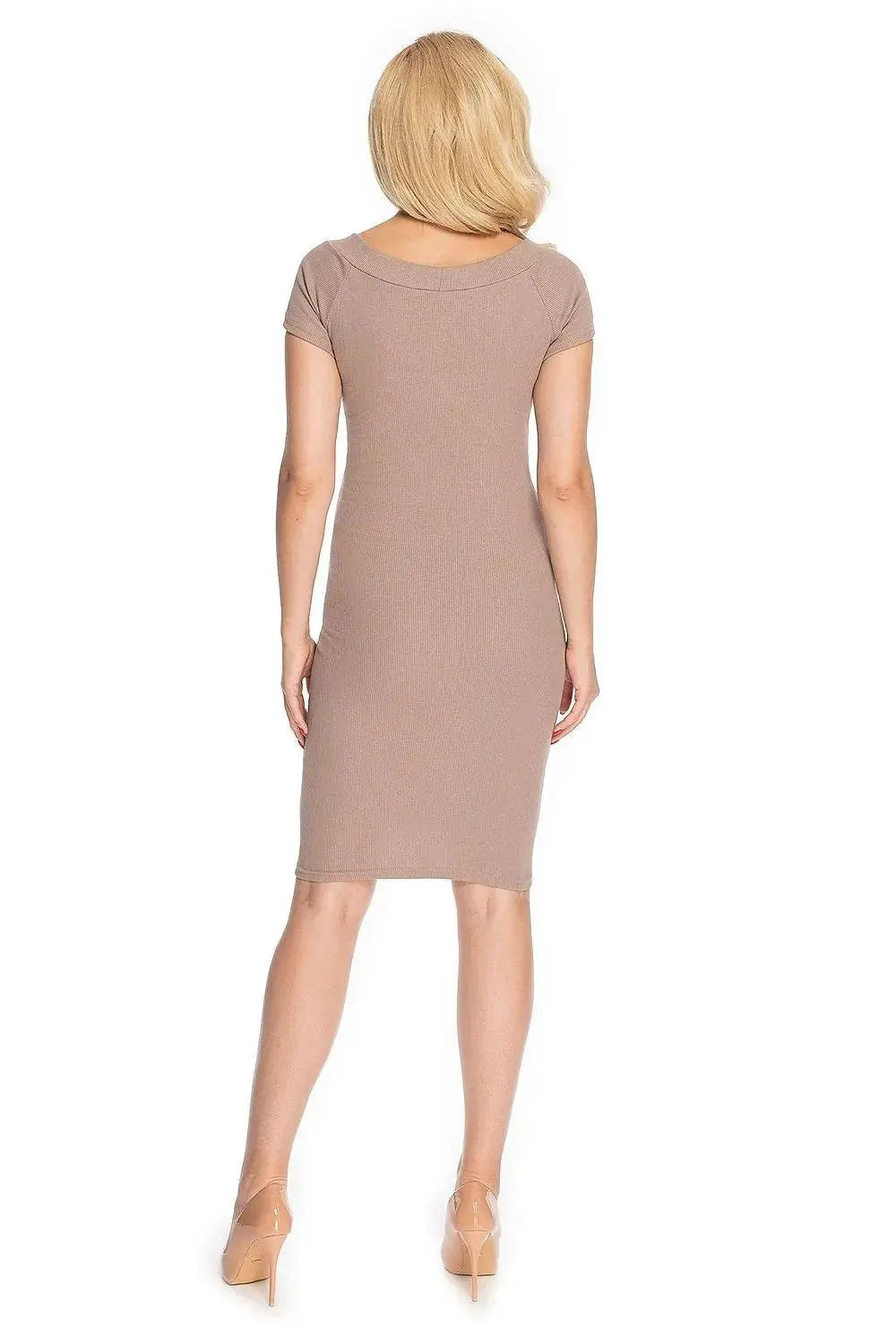 PeeKaBoo classic cut long sleeves maternity dress  Adomoo