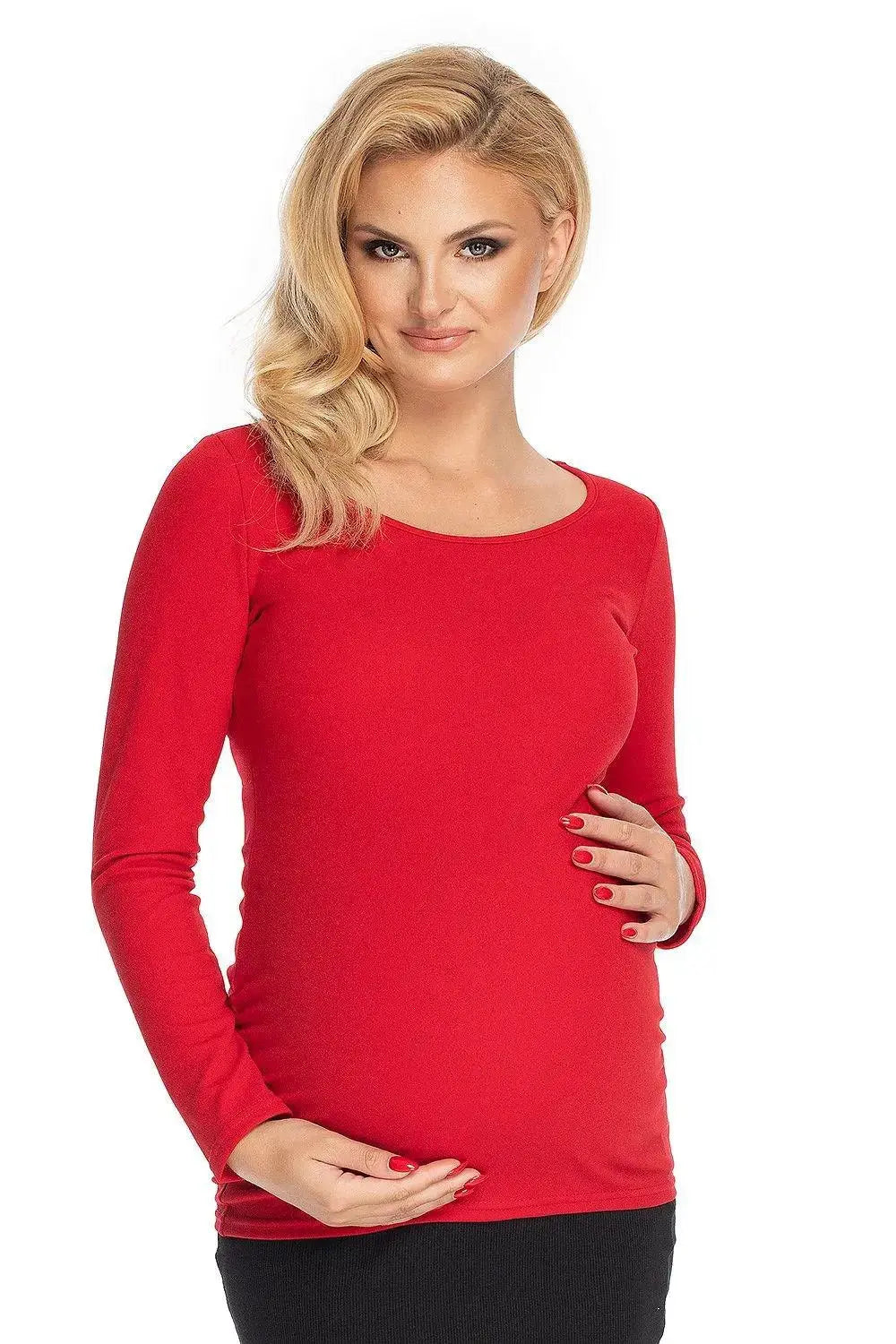 PeeKaBoo classic cut maternity blouse  Adomoo