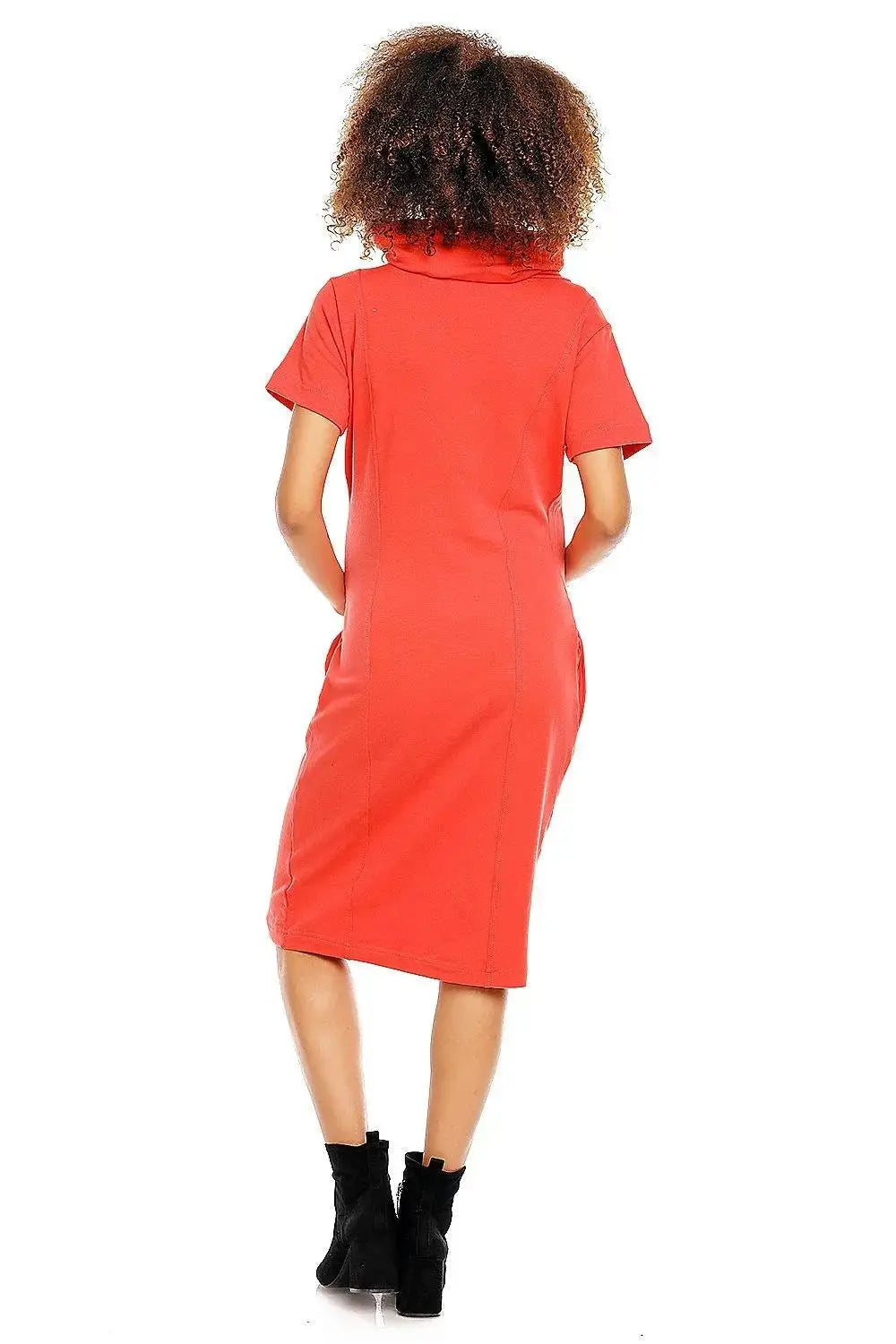 PeeKaBoo short sleeves pregnancy dress  Adomoo