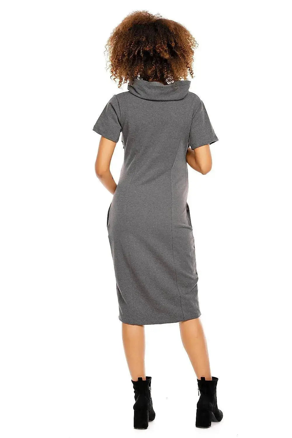 PeeKaBoo short sleeves pregnancy dress  Adomoo