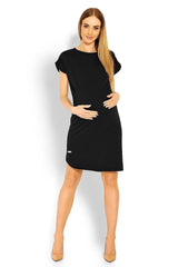 PeeKaBoo short sleeves pregnancy dress  Adomoo