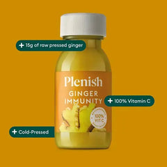 Plenish Ginger Immunity 60ml (Case of 12)  Adomoo