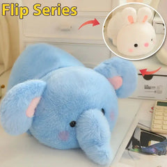 Plush Toys Elephant Penguin Panda Lesser Panda White Rabbit Girl's Birthday Gift  Adomoo