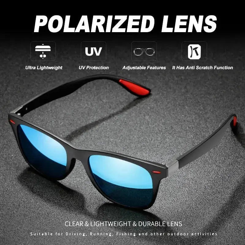 Polarized Night Vision Glasses for Drivers - PC Frame Sunglasses for Day and Night Vision in Outdoor Sports  Adomoo