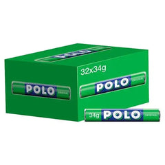 Polo Original Mint Tube 34g (Case of 32)  Adomoo