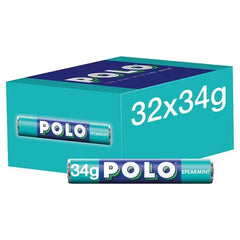 Polo Spearmint Mint Tube 34g (Case of 32)  Adomoo