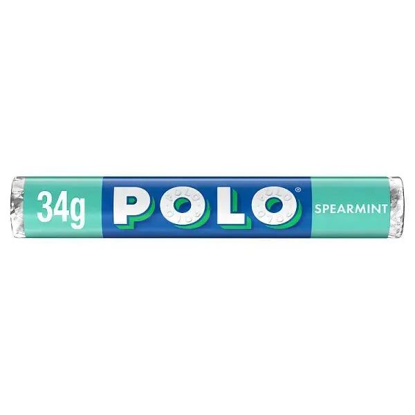 Polo Spearmint Mint Tube 34g (Case of 32)  Adomoo
