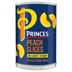 Princes Peach Slices in Light Syrup 410g (Case of 6)  Adomoo