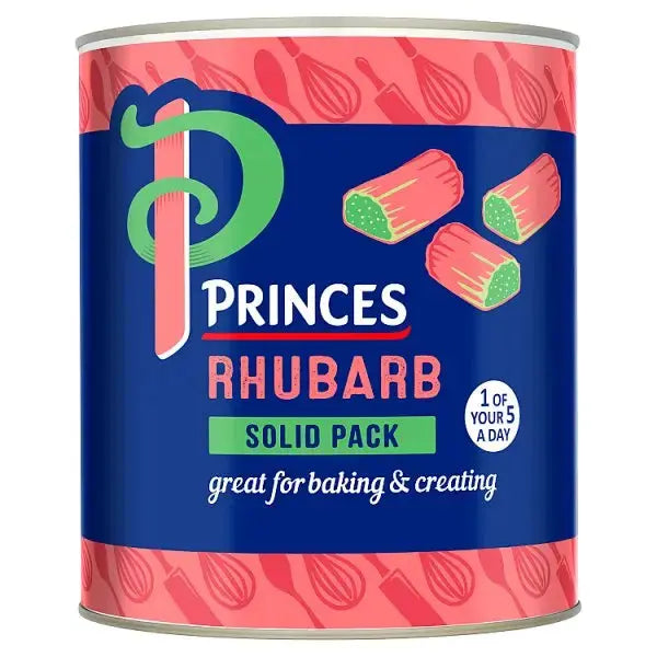 Princes Rhubarb Solid Pack 2.82kg  Adomoo