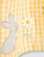 Pure Cotton Bunny Appliqué Dress (3 Mths-16 Yrs)  Adomoo