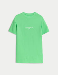 M&S Pure Cotton Sassy T-Shirt Dress (6-16 Yrs)  Adomoo