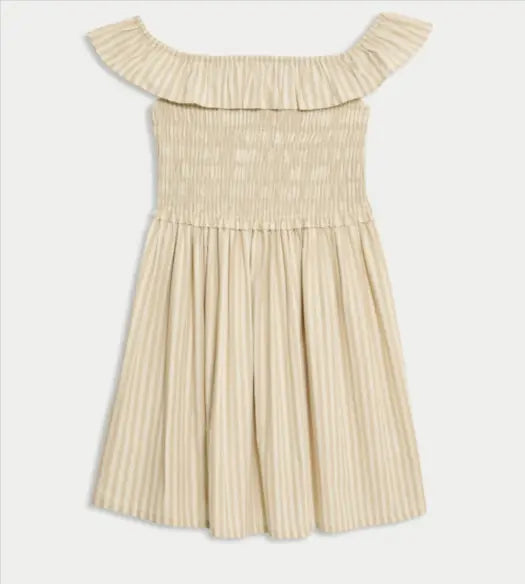 Pure Cotton Striped Dress (6-16 Yrs)  Adomoo