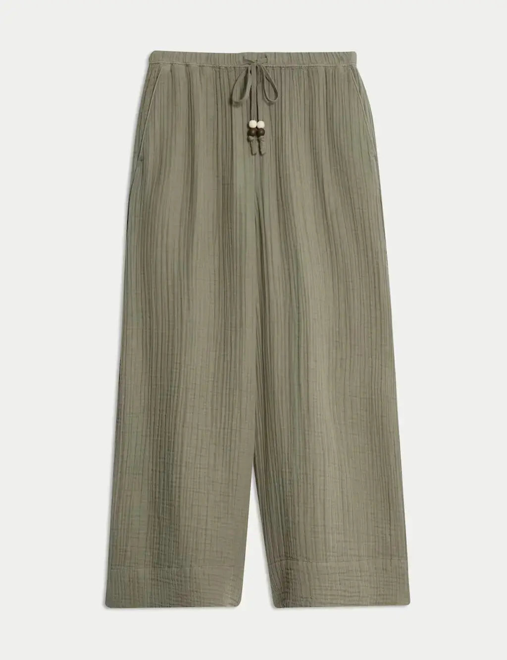 Pure Cotton Wide Leg Culottes  Adomoo