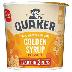 Quaker Oat So Simple Golden Syrup Porridge Pot (Case of 8)  Adomoo
