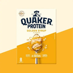Quaker Oat So Simple Protein Golden Syrup Porridge Sachets 8x43g (Case of 6)  Adomoo