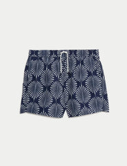 M&S Quick Dry Woodblock Print Swim Shorts - Adomoo