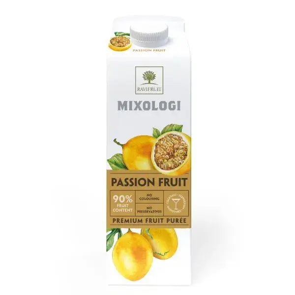 Ravifruit Mixologi Passionfruit Puree 1ltr  Adomoo