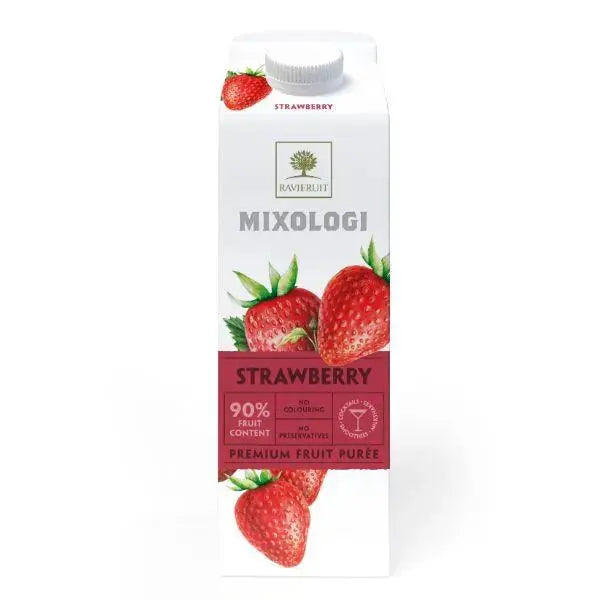 Ravifruit Mixologi Strawberry Puree 1ltr  Adomoo