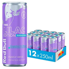 Red Bull Energy Drink Sugar Free Lilac Edition Grapefruit & Blossom 250ml x 12 (Case of 12)  Adomoo