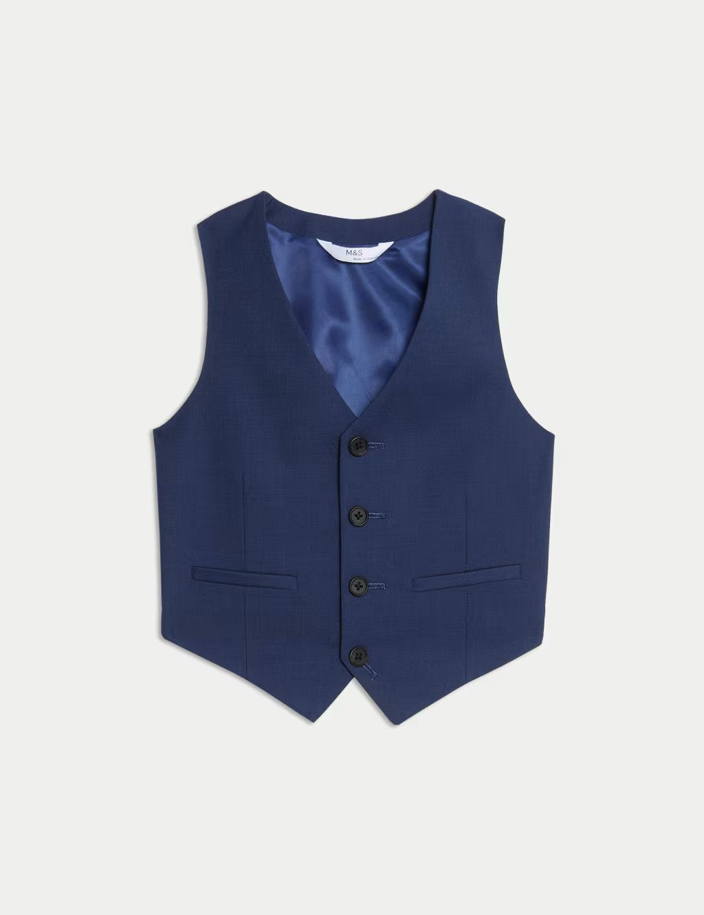 M&S Regular Fit Waistcoat (2-16 Yrs)  Adomoo