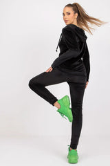 Relevance Velour set consisting of a sweatshirt and long pants  Adomoo