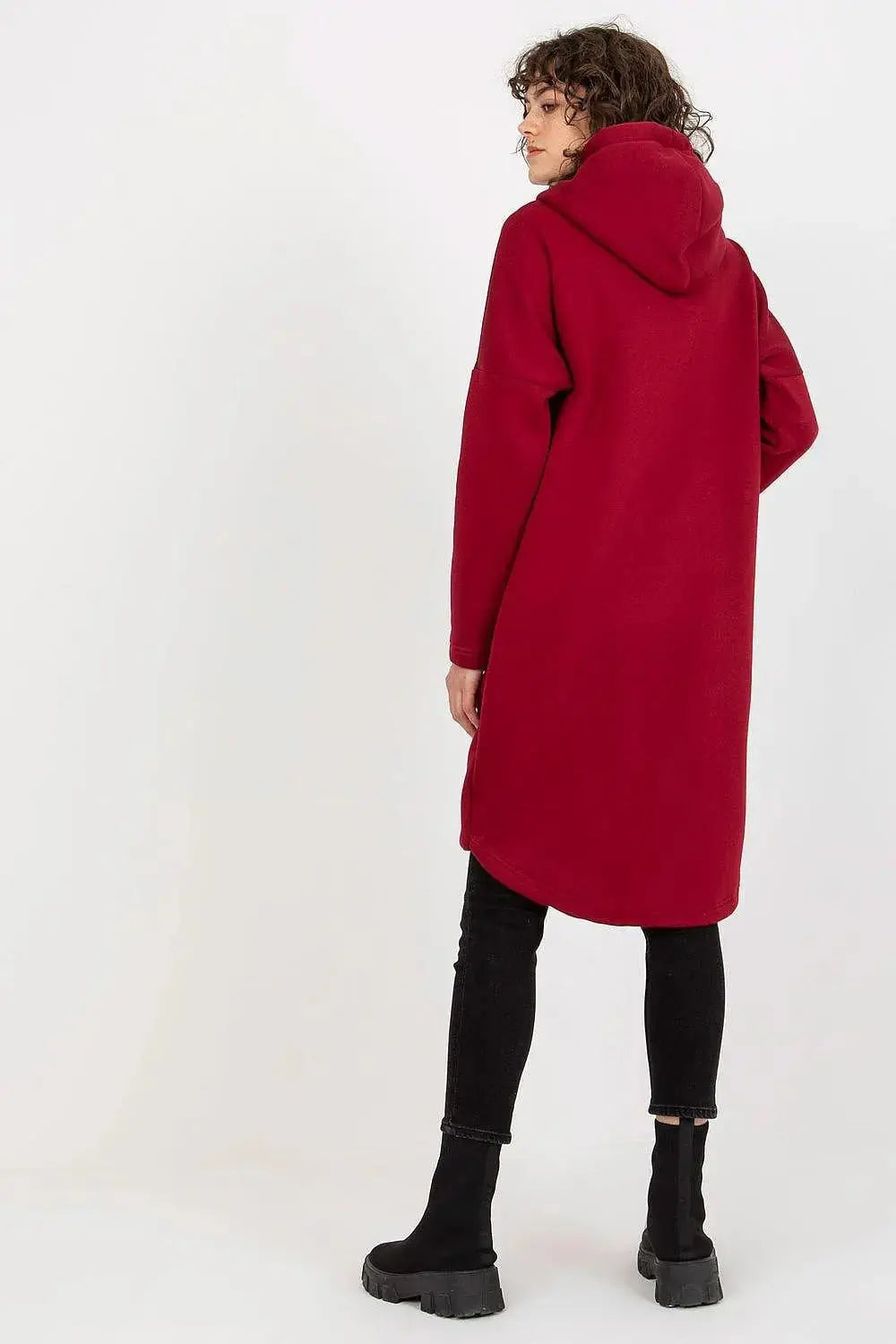 Relevance Womens sweatshirt with an extended cut  Adomoo