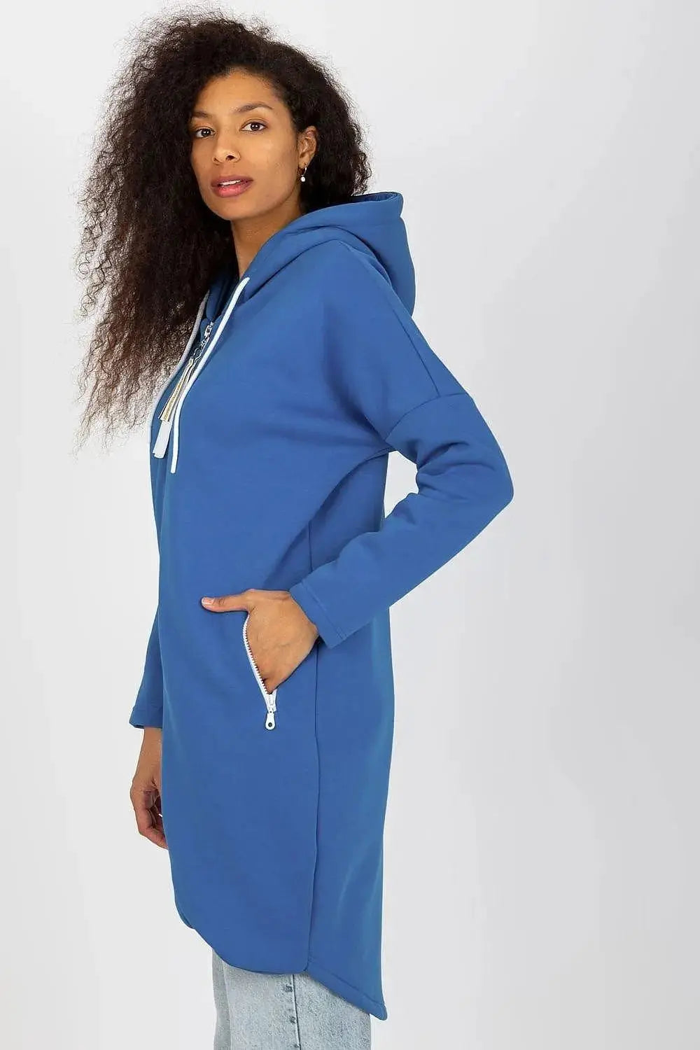 Relevance Womens sweatshirt with an extended cut  Adomoo