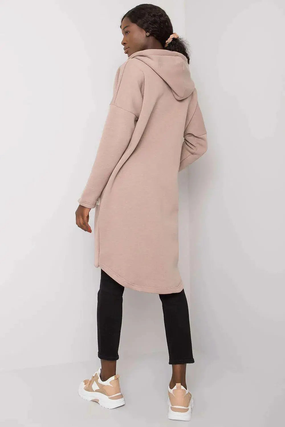 Relevance Womens sweatshirt with an extended cut  Adomoo