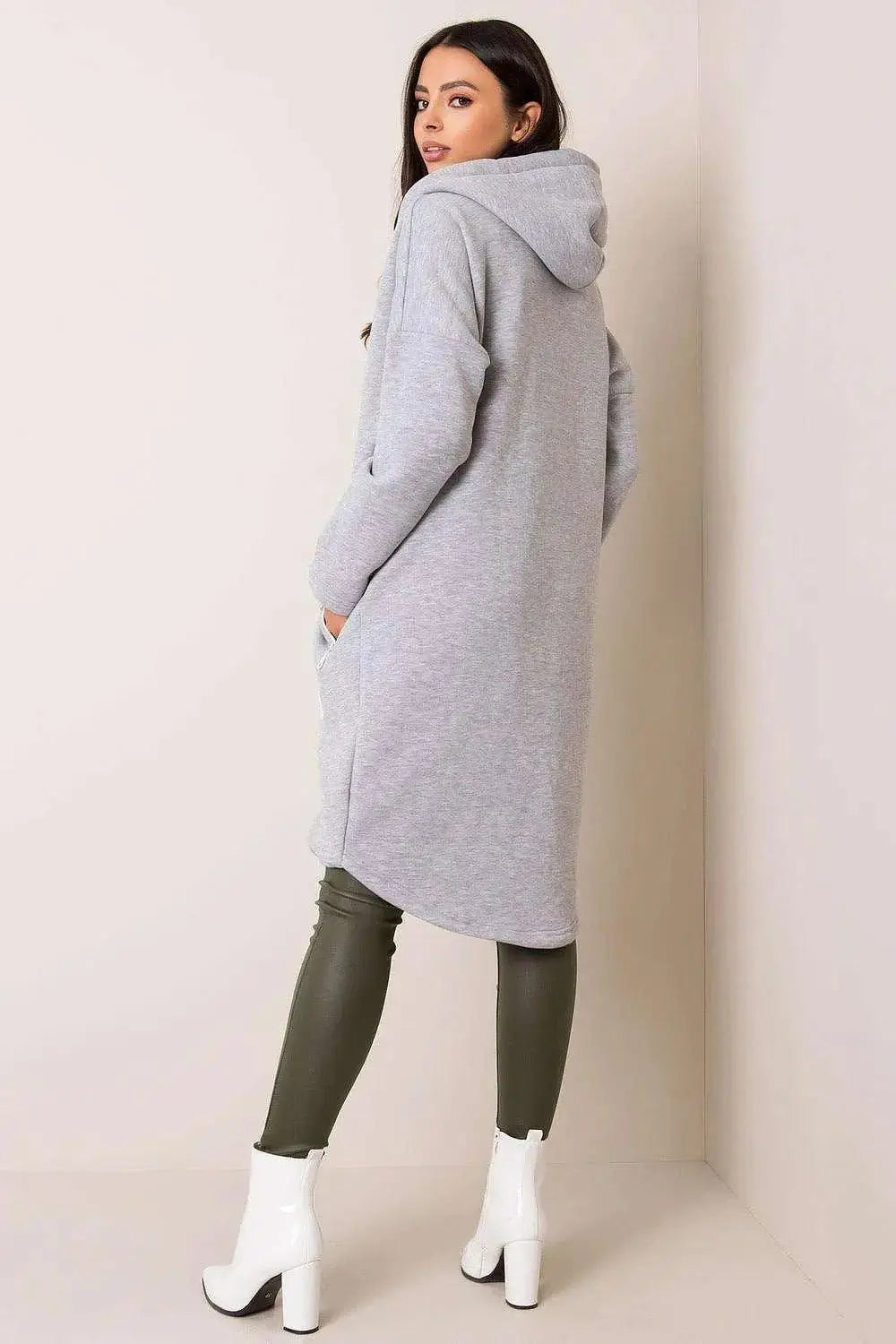 Relevance Womens sweatshirt with an extended cut  Adomoo