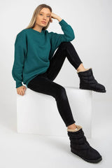 Relevance looser cut warm cotton womens sweatshirt  Adomoo