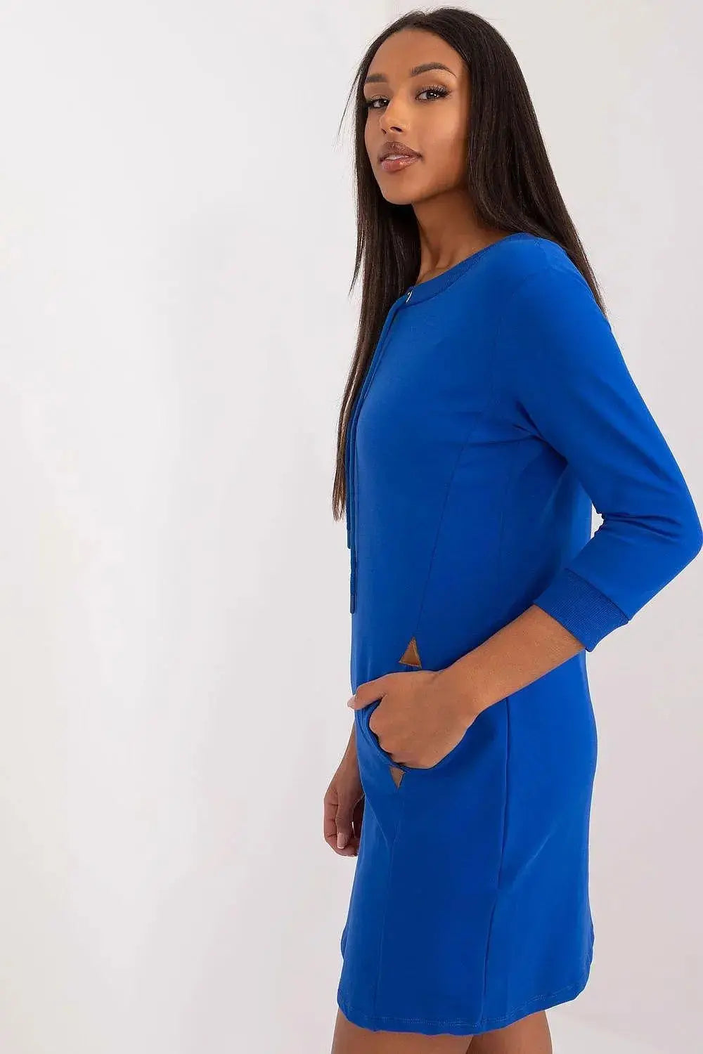 Relevance plain-cut sweatshirt dress  Adomoo