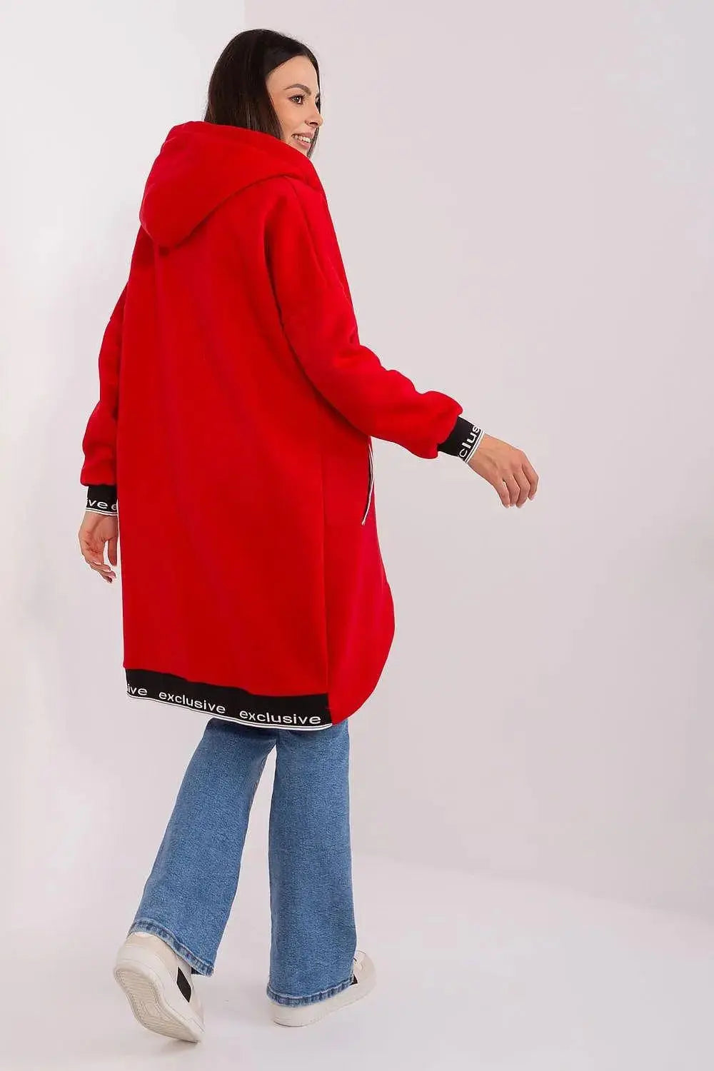 Relevance soft cotton extended sweatshirt  Adomoo