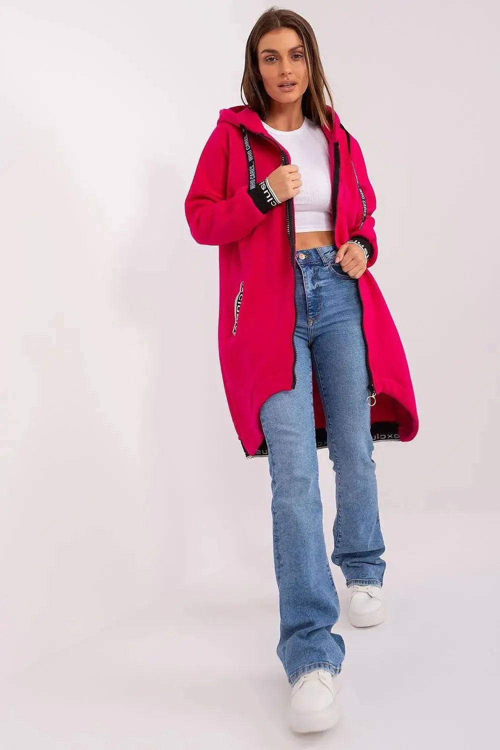 Relevance soft cotton extended sweatshirt  Adomoo