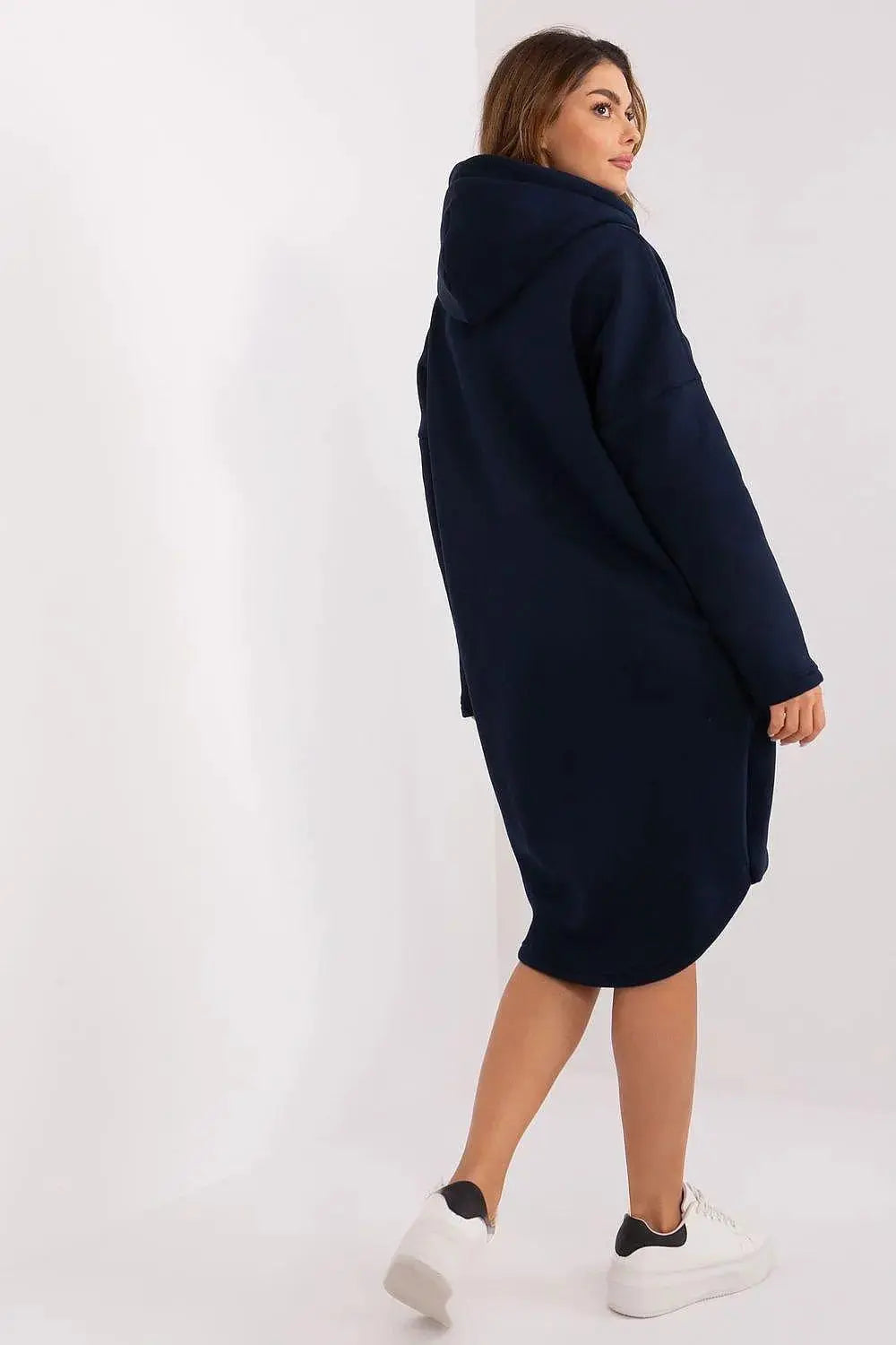 Relevance sporty style extended sweatshirt  Adomoo