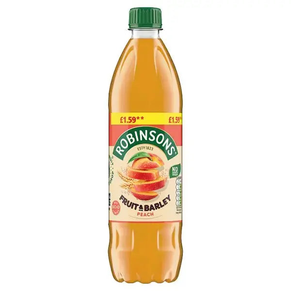 Robinsons Fruit & Barley Peach Squash PMP 750ml (Case of 12)  Adomoo