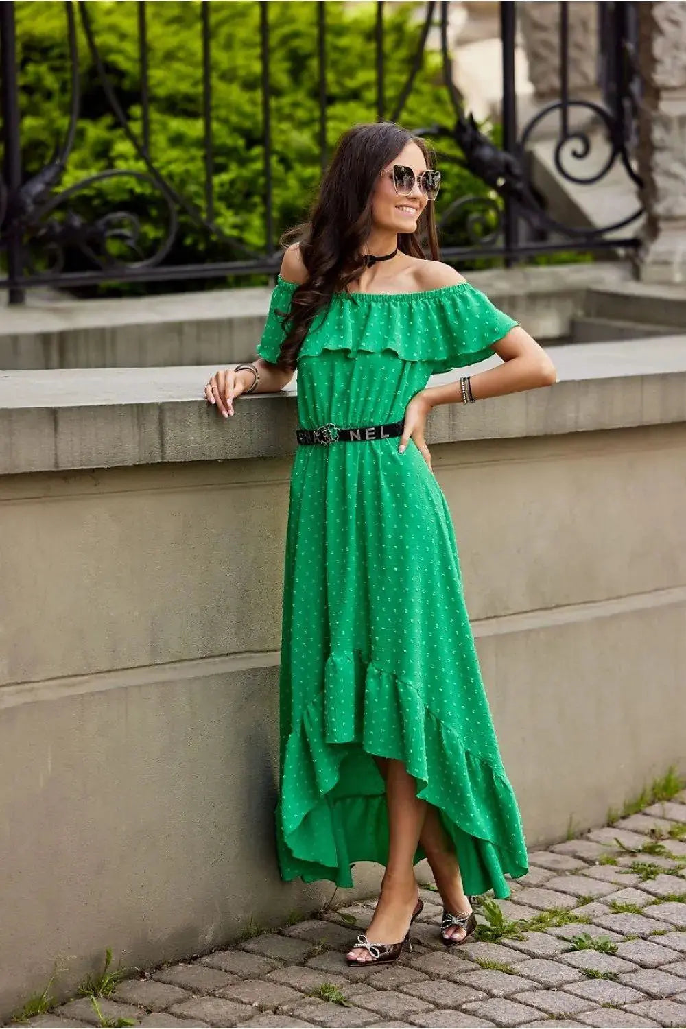 Roco Fashion asymmetrical maxi dress is made of soft, pleasant fabric that will provide comfort to the most demanding women.  Adomoo