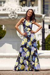 Roco Fashion floral pattern dress  Adomoo