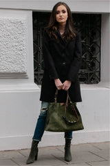 Roco Fashion single-breasted coat with a tailored cut  Adomoo